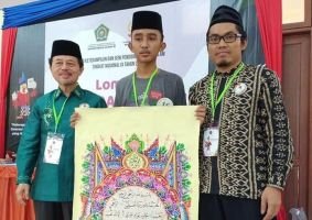 Lomba kaligrafi  MTQ Provinsi Kalimantan Tengah Tahun 2022